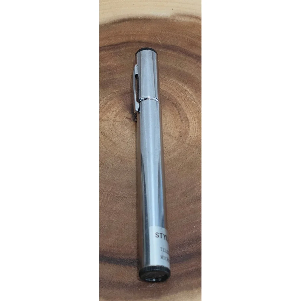 Vintage Style Scope 10x Telescope 50x Microscope Pocket Tool Chrome Silver